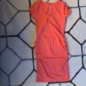 Old Navy Fitted Maternity T-Shirt Dress